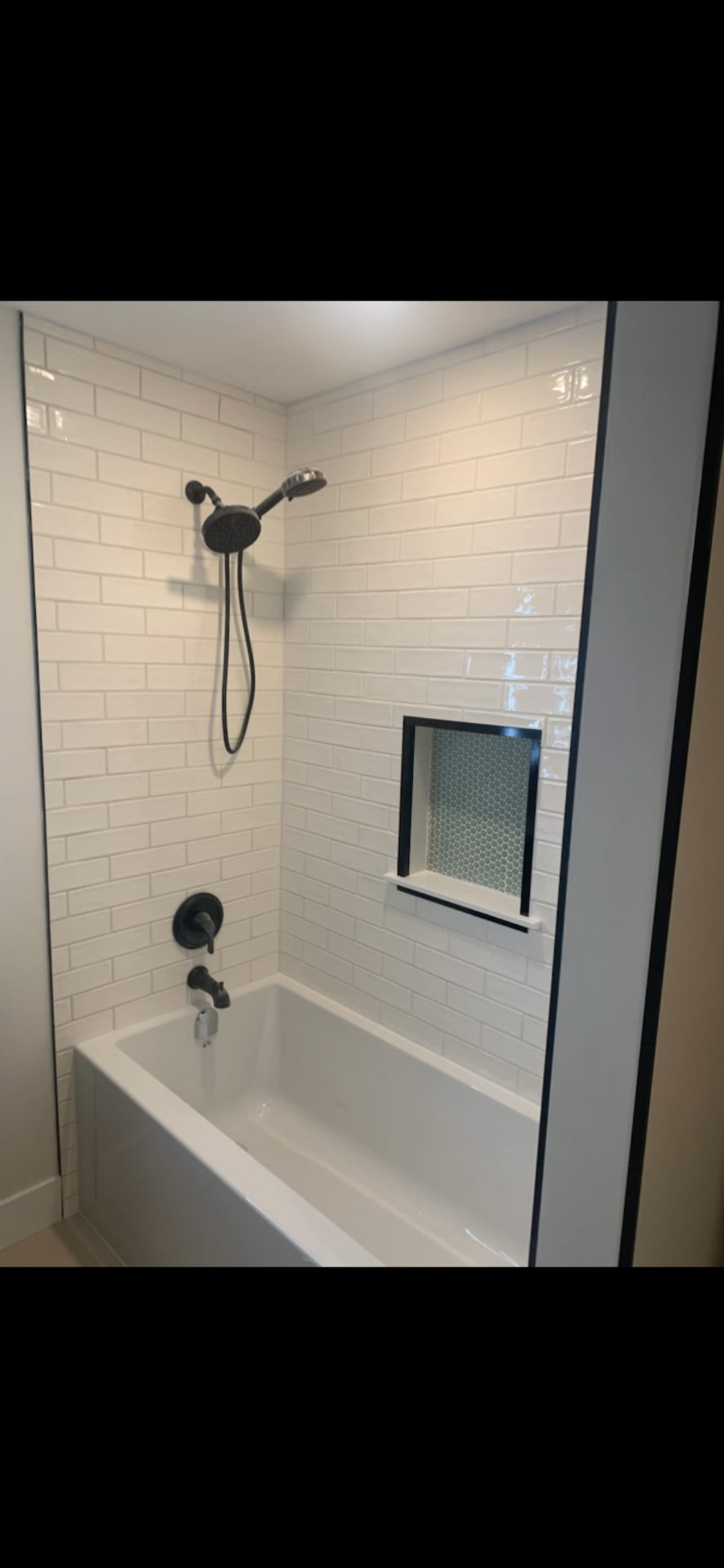 Subway Tile Tub Surround