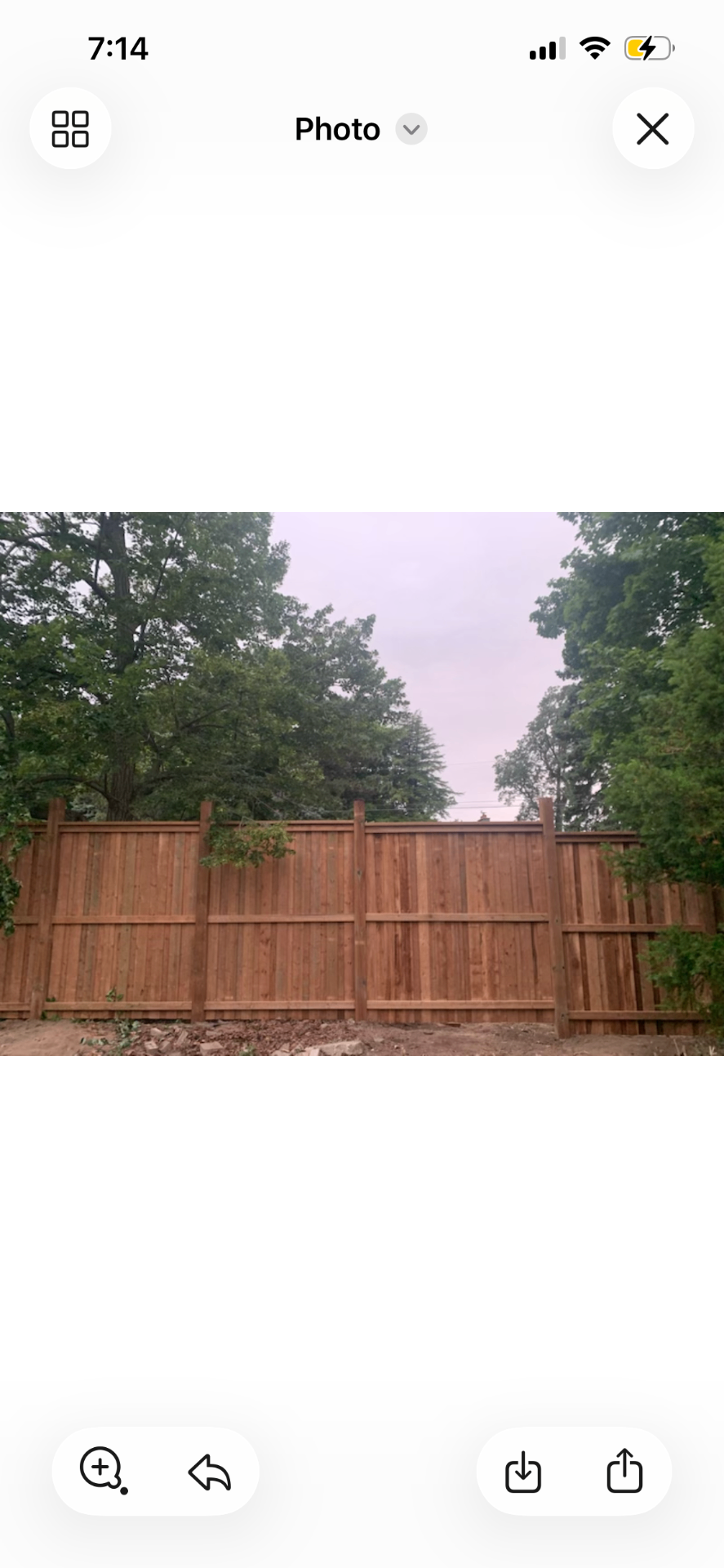 Full Cedar Privacy Fence