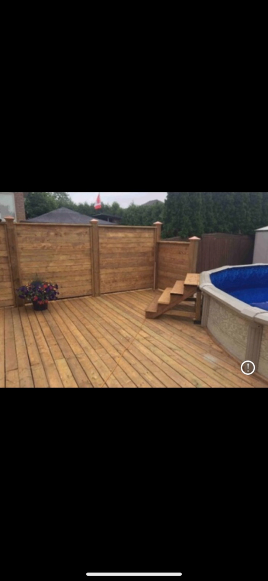 Pool Deck & Privacy Fence